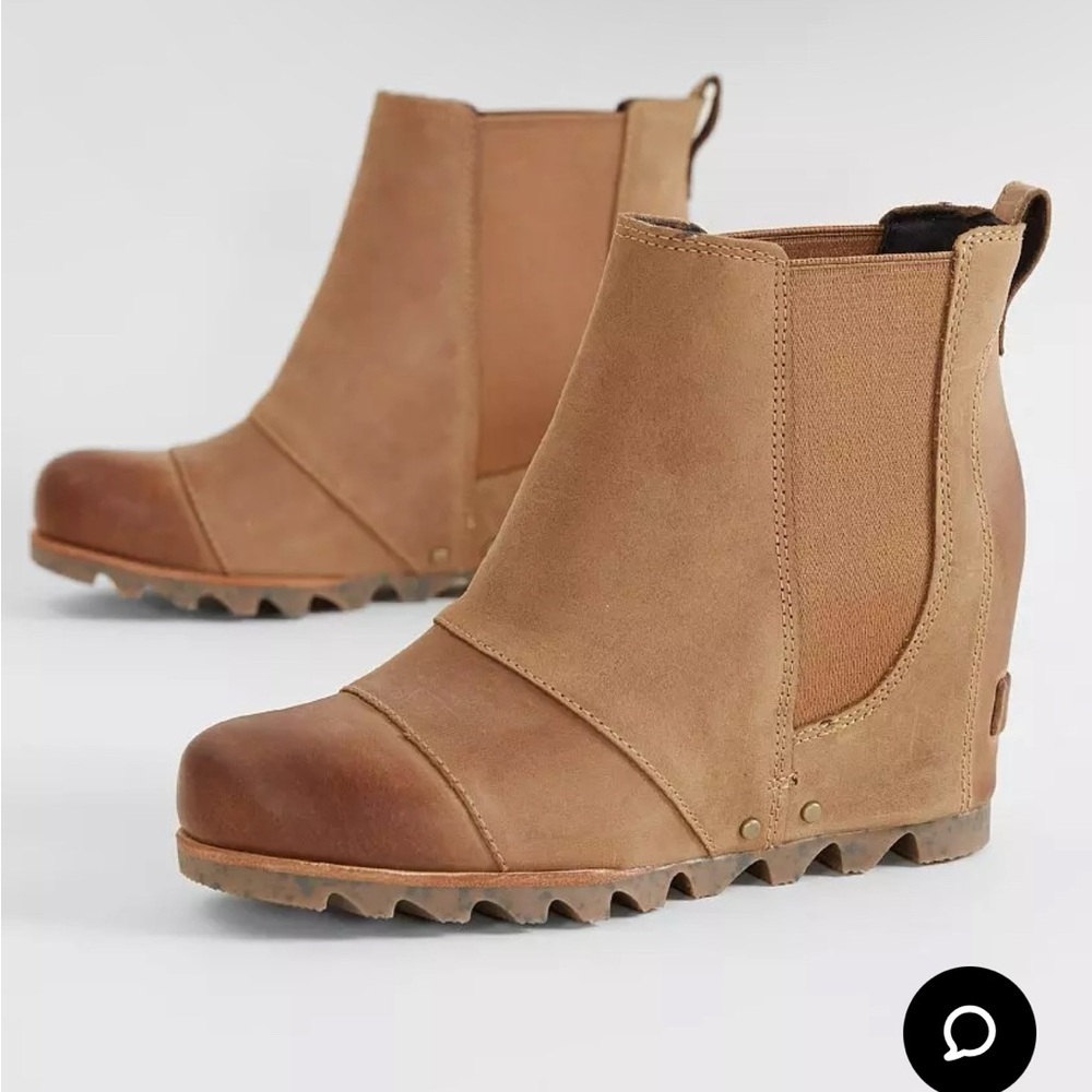 Sorel Lea Ankle Tan Ankle Boots Size 8